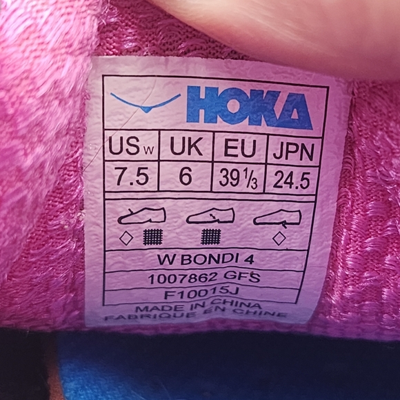 Hoka One One Bondi 4 Womens 7 - Picture 8 of 10